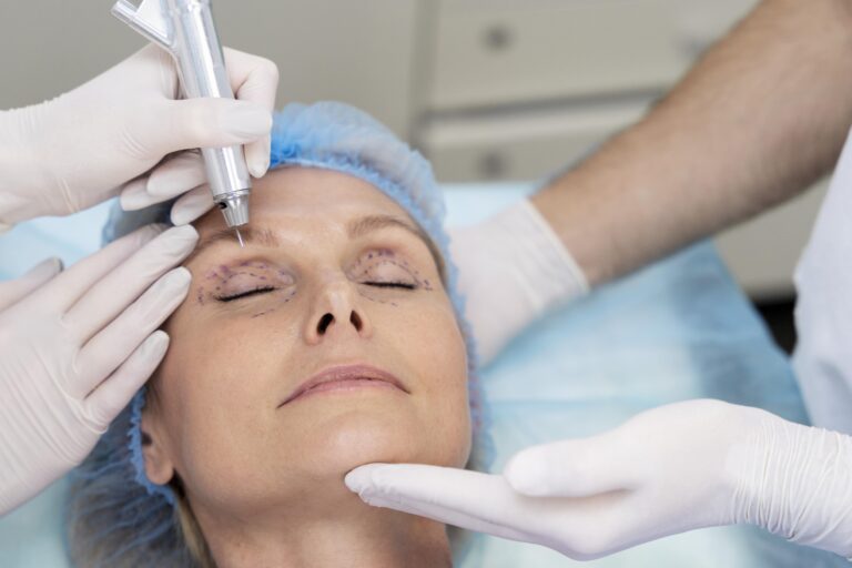 imagen de paciente valorando hacerse una blefaroplastia en verano